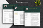 Elegant Resume Template Pack | Canva, a Resume Template by Lux Resume (Thumbnail 3 of 9)