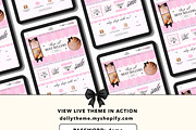 Pretty Pink Girly Shopify Theme, a Shopify Template by Template Twist Shop (Thumbnail 3 of 8)