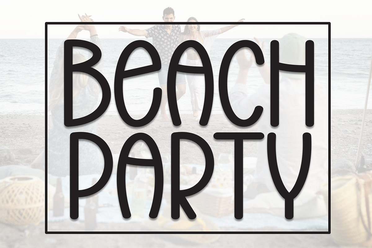 Beach Party | Script Font, a Script Font by Scratchones (Photo 1 of 8)