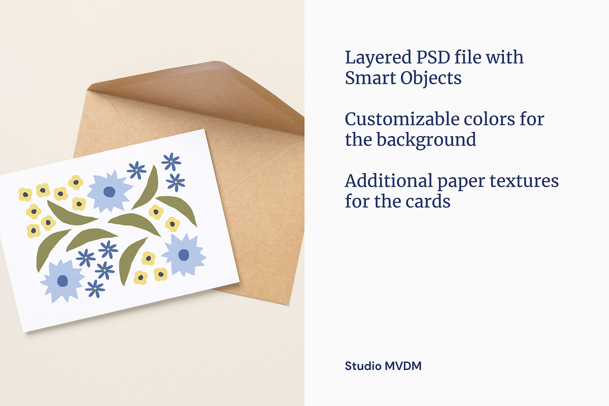 Greeting Card Landscape Mockup Duo, a Product Mockup by Studio MVDM (Photo 3 of 8)