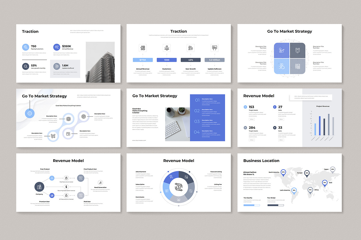 Pitch-Deck Presentation Template, a Presentation Template by GenerousArt (Photo 16 of 38)