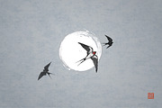 Sumi-e ink painting. Minimalism., an Illustration by Elina_Li (Thumbnail 31 of 38)