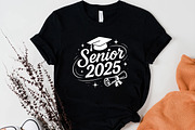 Senior Class of 2025 Graduation SVG, an Education Illustration by Jozoor (Thumbnail 4 of 5)