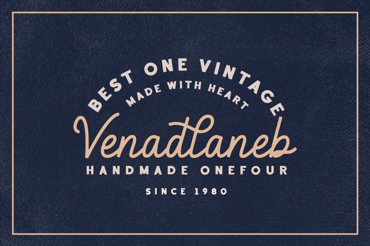 Delta Lake - Vintage Script Font Duo, a Script Font by Typebae (Photo 4 of 8)