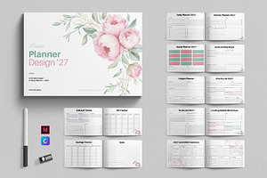 Planner Template, a Brochure Template by E-Type