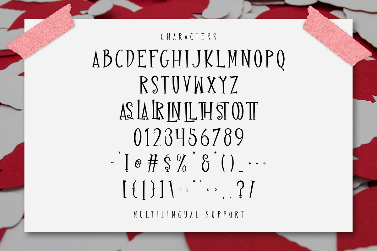 Clechas Christmas Display Font, a Serif Font by Maulana Creative (Photo 7 of 7)