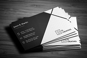 Creative Dark Business Card, a Business Card Template by bouncy (Thumbnail 3 of 4)
