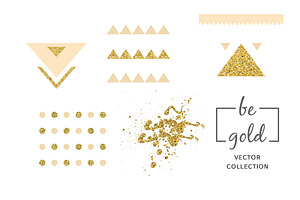 24 invitations with gold texture, a Card Template by Lera Efremova