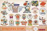 Cute Basketball Mom & Game Day, a Sport Illustration by GlitterCraft (Thumbnail 1 of 101)