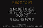Shourtcut Vintage Bundle Font, a Blackletter Font by Arendxstudio (Thumbnail 7 of 8)