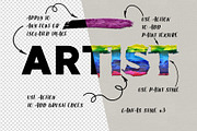 Artist Styles Actions Brushes Set, an Action Add-On by Sophico (Thumbnail 2 of 12)