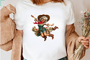 Western Grandma Clipart Bundle, a Seasonal Illustration by CreationArt (Thumbnail 6 of 7)