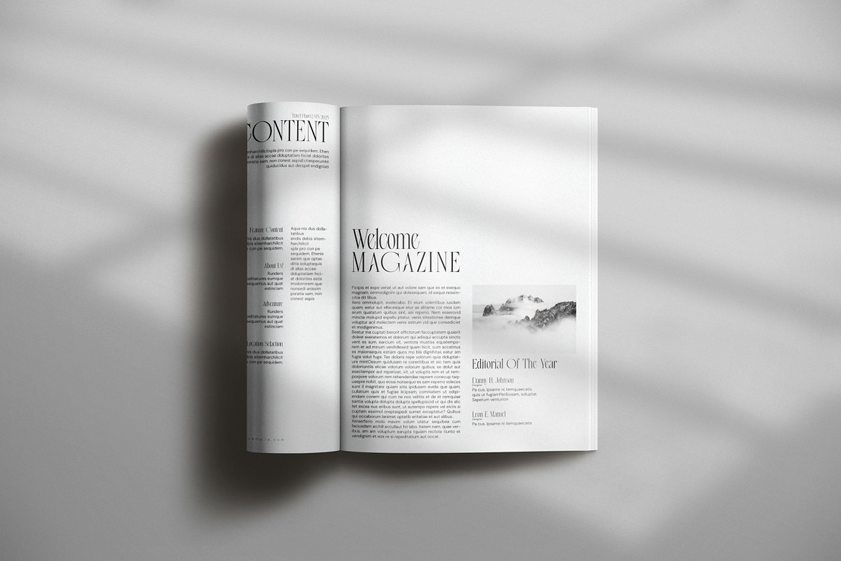 Travel Photography Brochure Template, a Brochure Template by Creatiya Type (Photo 4 of 10)