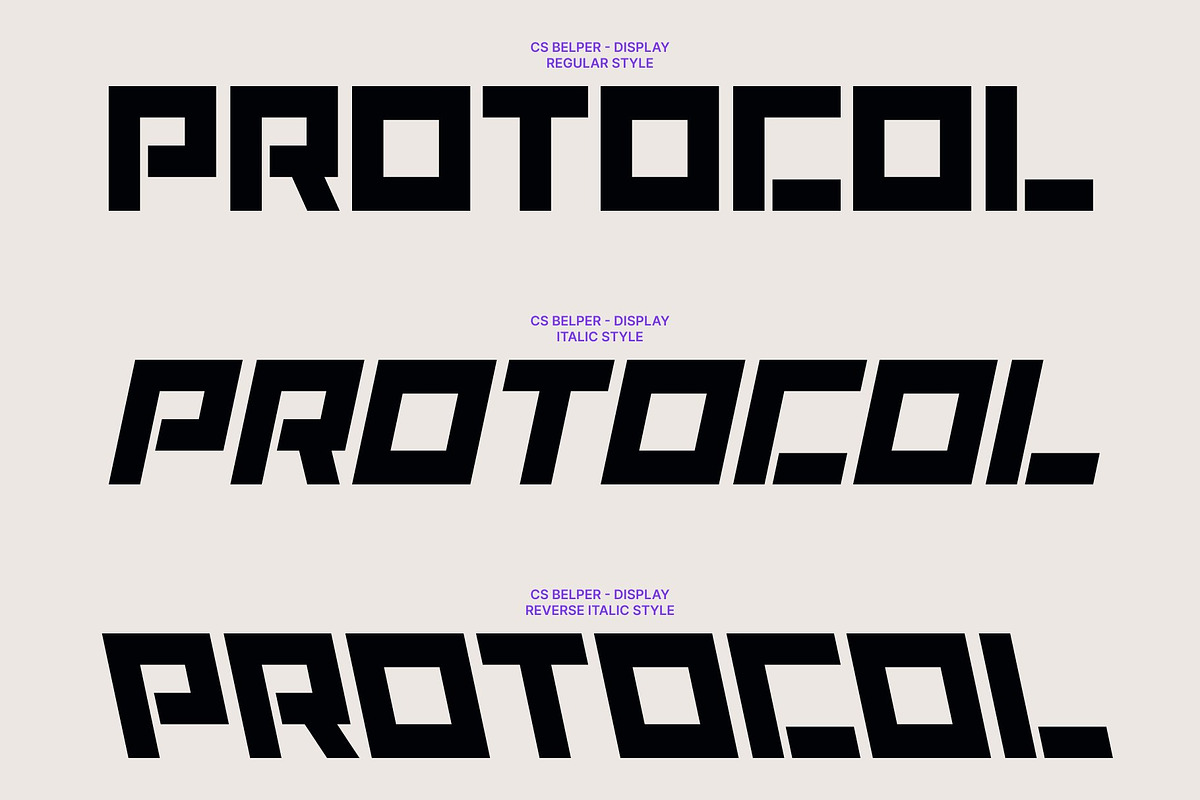 CS Belper – Futuristic Font, a Sans Serif Font by Craft Supply Co. (Photo 3 of 8)