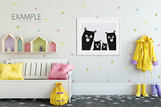 KIDS WALL & FRAMES Mockup Bundle - 2, a Print Template by Yuri-U (Thumbnail 24 of 43)