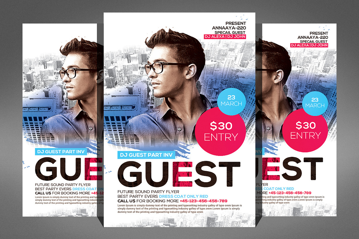 100 Party Flyer Bundle, a Flyer Template by Graphic Templates (Photo 62 of 101)