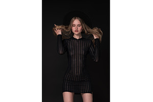 Portrait of young blonde woman with, a Person Photo by Alexander-Piragis