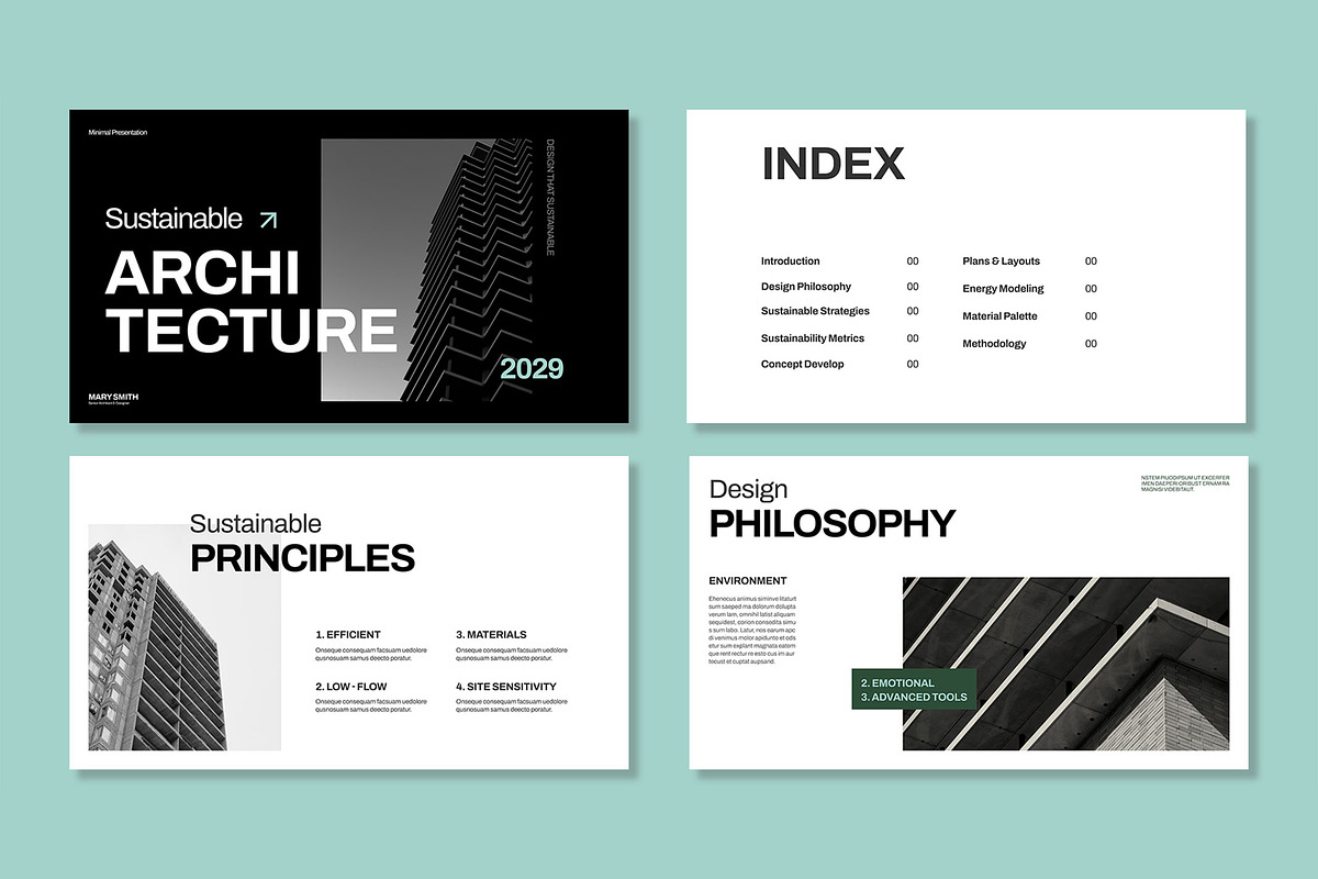 Sustainable Architecture, a Presentation Template by Mighty-Slide (Photo 2 of 5)