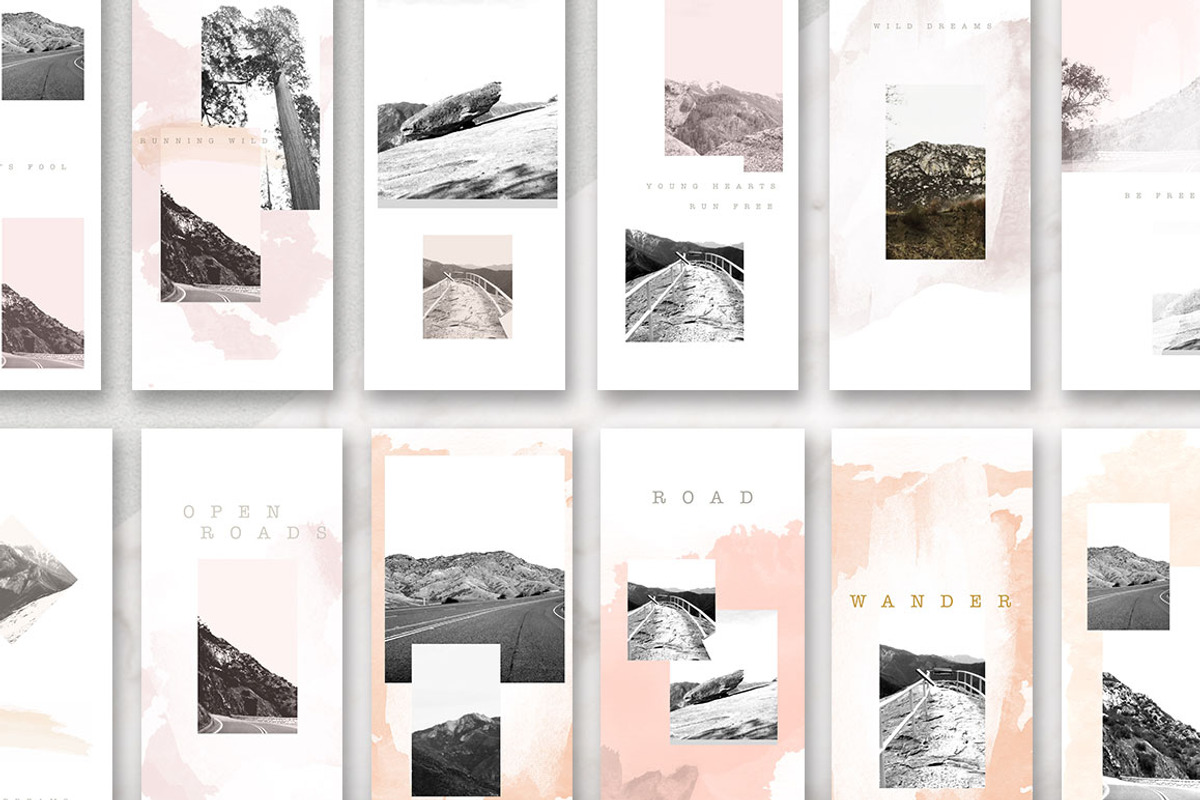 Wander Instagram Social Pack, a Social Media Template by Aloha Philly (Photo 2 of 4)