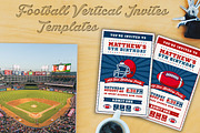 Football Ticket Party Invites 3, an Invitation Template by Pingebat (Thumbnail 1 of 3)