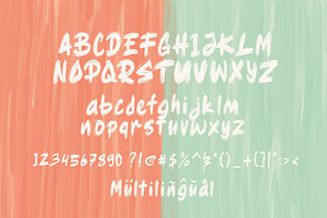 Ragsy Cartoon Layered Font