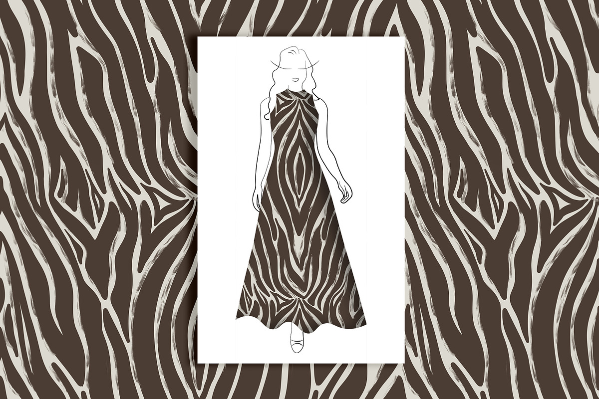 Wild Animal Print Set Natural Luxury, a Pattern Graphic by Oksana Dovhopol Art (Photo 12 of 17)
