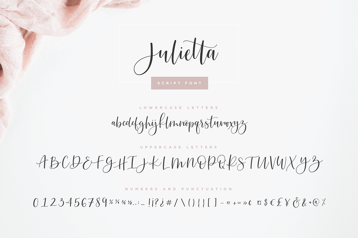 Julietta Script Font preview 5