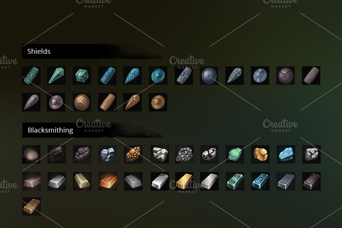 Fantasy RPG Icons, an Icon by Kodiak Graphics (Photo 3 of 8)