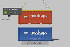 Shipping Container Mockup Bundle