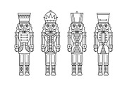 Nutcracker Drawing Line Art, a Branding & Logo Template by Buqancreative (Thumbnail 2 of 2)
