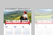 Creative Two Page Calendar 2027, a Stationery Template by MightyDesign (Thumbnail 2 of 8)