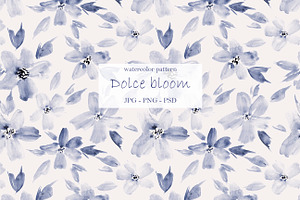 Dolce bloom - seamless pattern