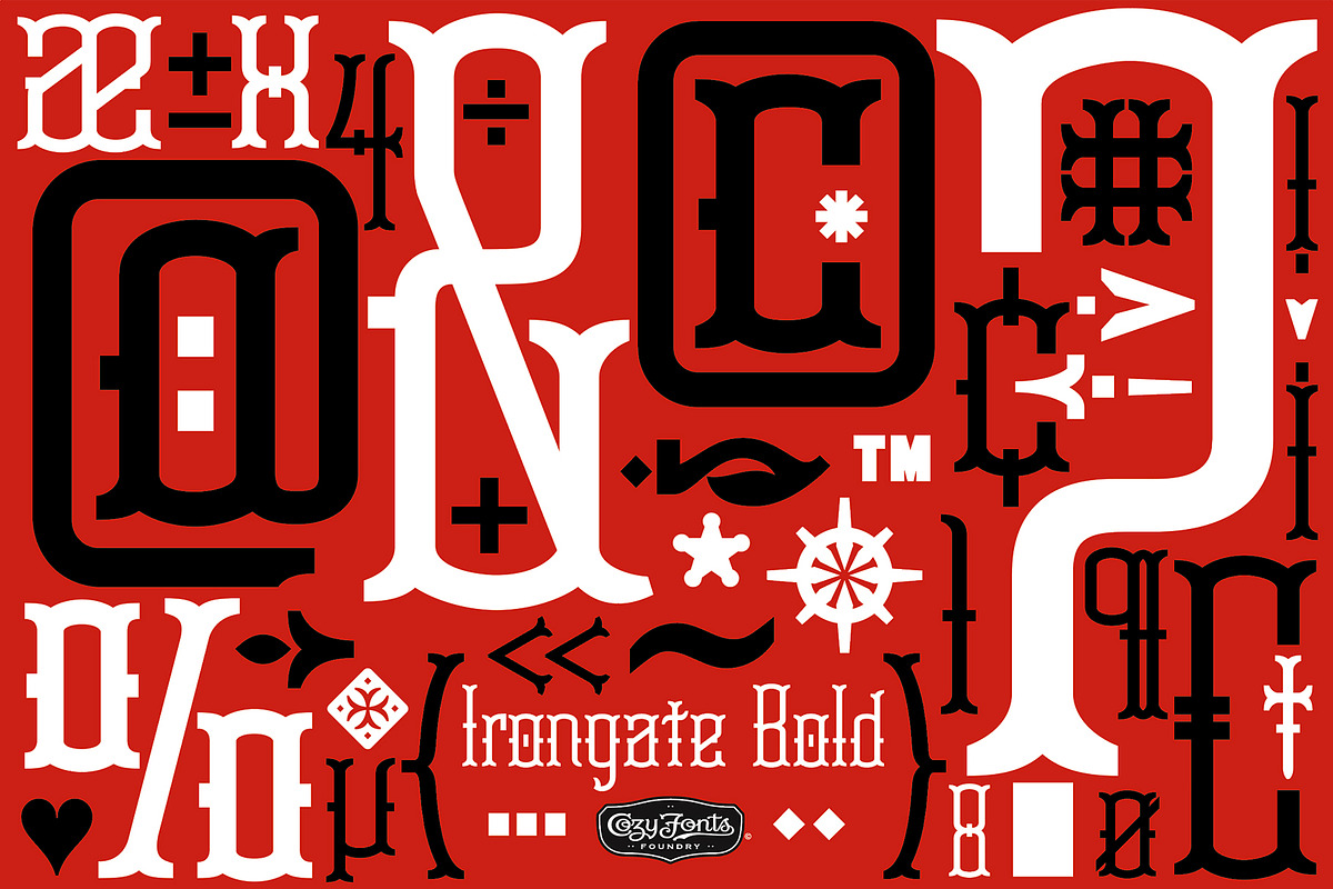 Irongate Bold preview 2
