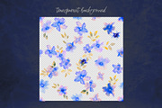 Watercolor Floral Pattern, a Pattern Graphic by MartinShop (Thumbnail 10 of 10)