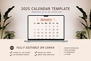 2025 CALENDAR CANVA TEMPLATE, a Stationery Template by The Little Lily Studio (Thumbnail 5 of 5)