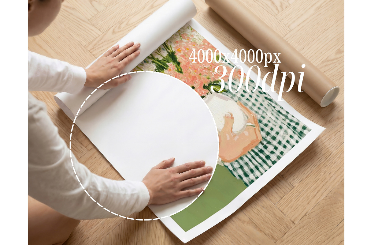 A1 Poster Mockup With Person PSD, a Mockup by First Impression Mockups (Photo 2 of 4)