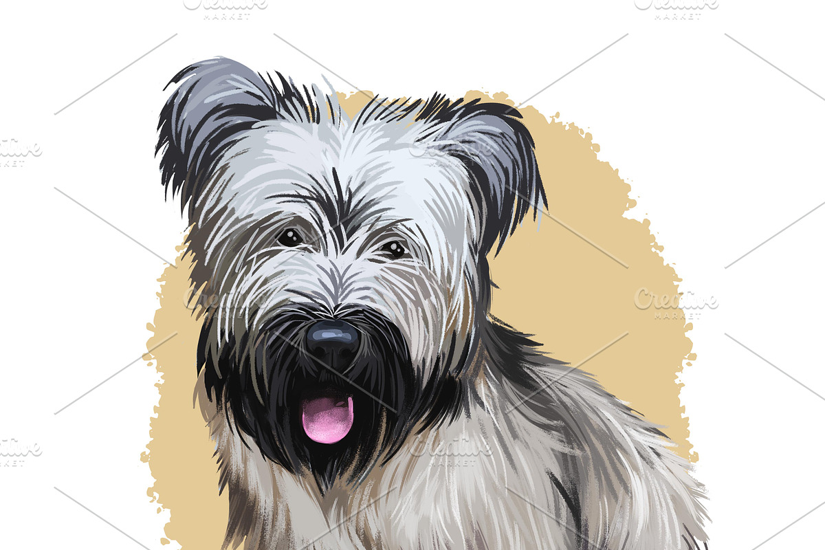 Puppies Dog Breeds Big Bundle 135Pcs, an Animal Illustration by Dneprstock (Photo 58 of 68)