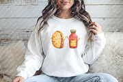 Perfect match kawaii clipart, an Illustration by Watercolor design (Thumbnail 6 of 11)