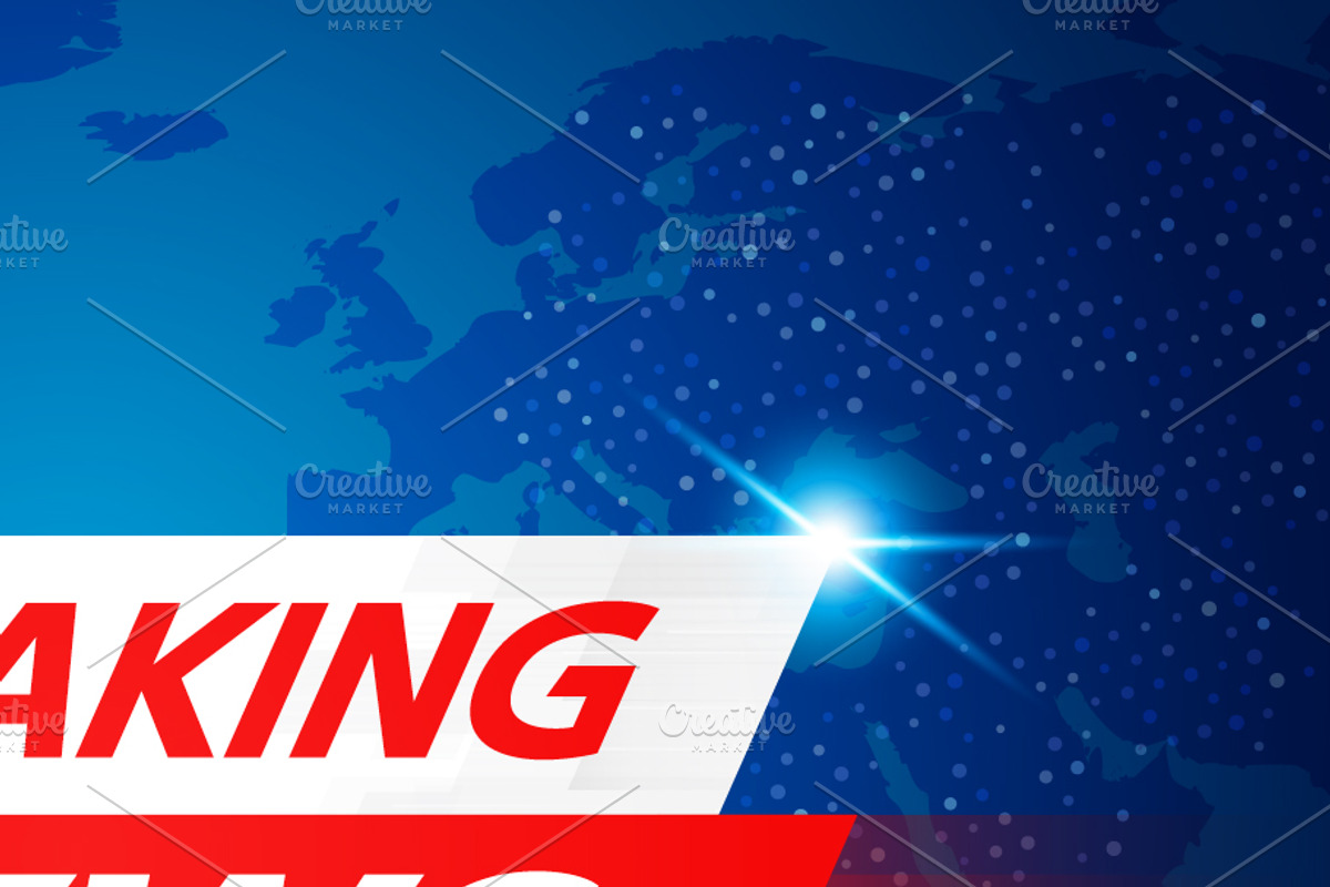 Breaking News Live Banner, a Background Graphic by Black White Mouse Design (Photo 3 of 3)