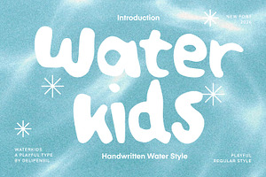Waterkids - Water Kids style type