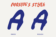 Mosive Quirky Display Typeface, a Handwritten Font by Sitintahitam (Thumbnail 2 of 9)