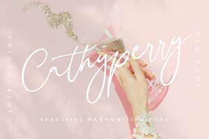 Cathyperry - Handwritten Font