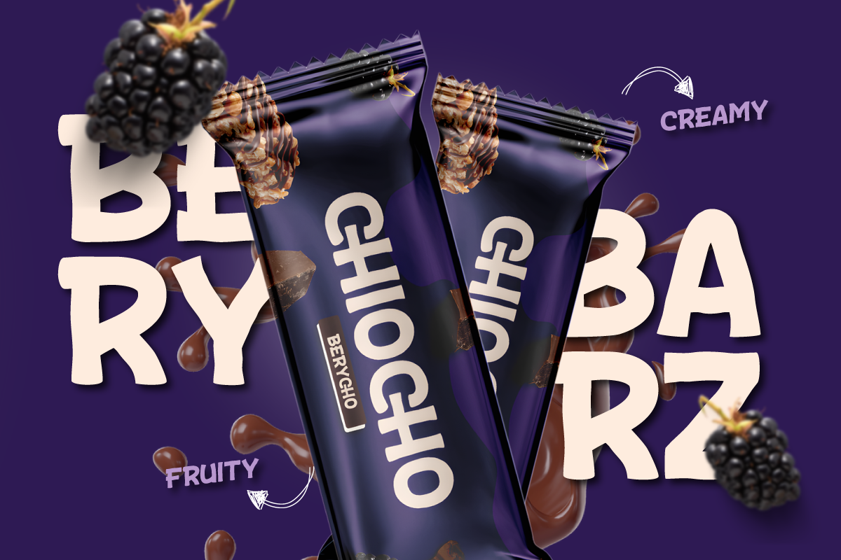 Chuoko Tern - Choco Display Font, a Handwritten Font by trabaskriya (Photo 8 of 9)