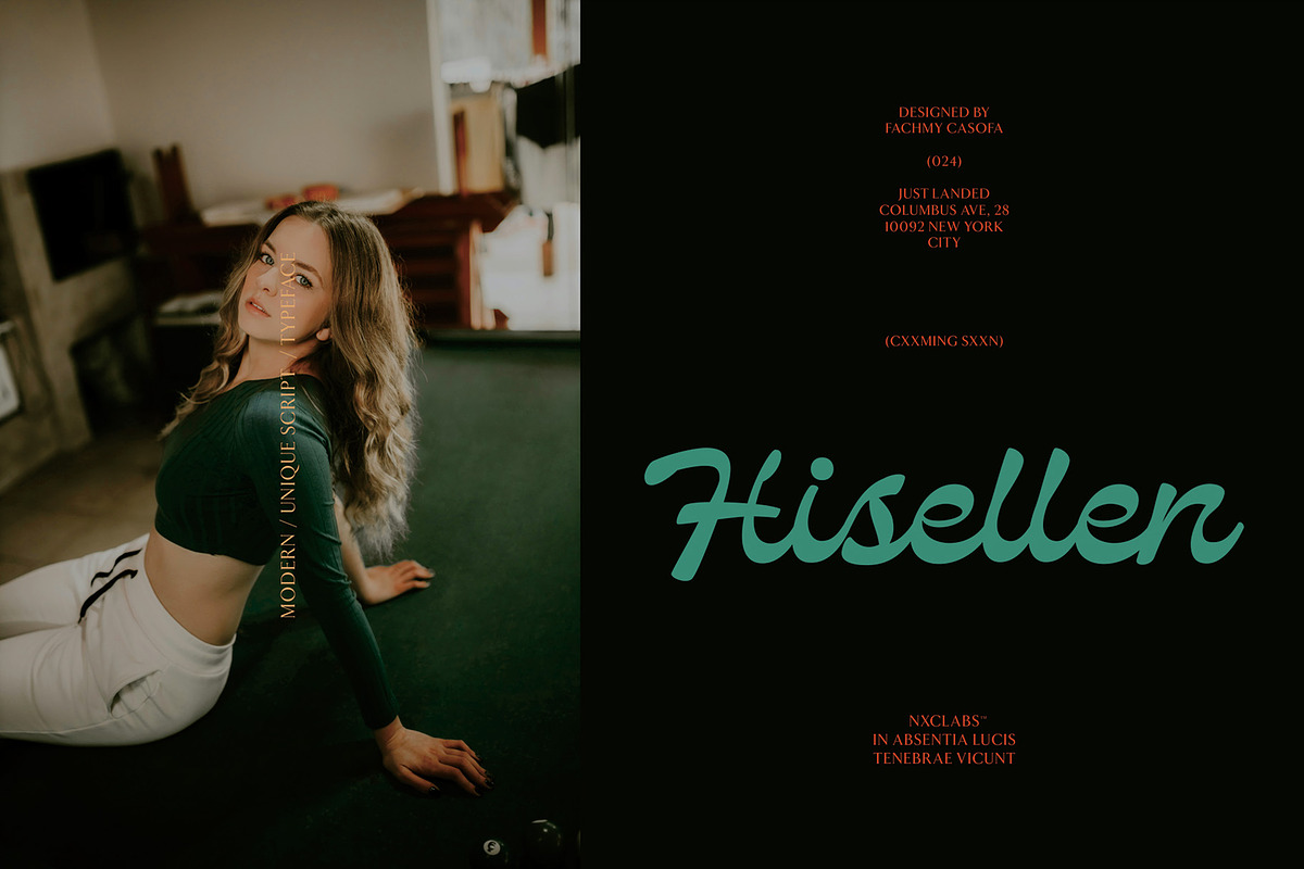 NCL Bendstag - Modern Script, a Script Font by Enxyclo Studio (Photo 5 of 16)