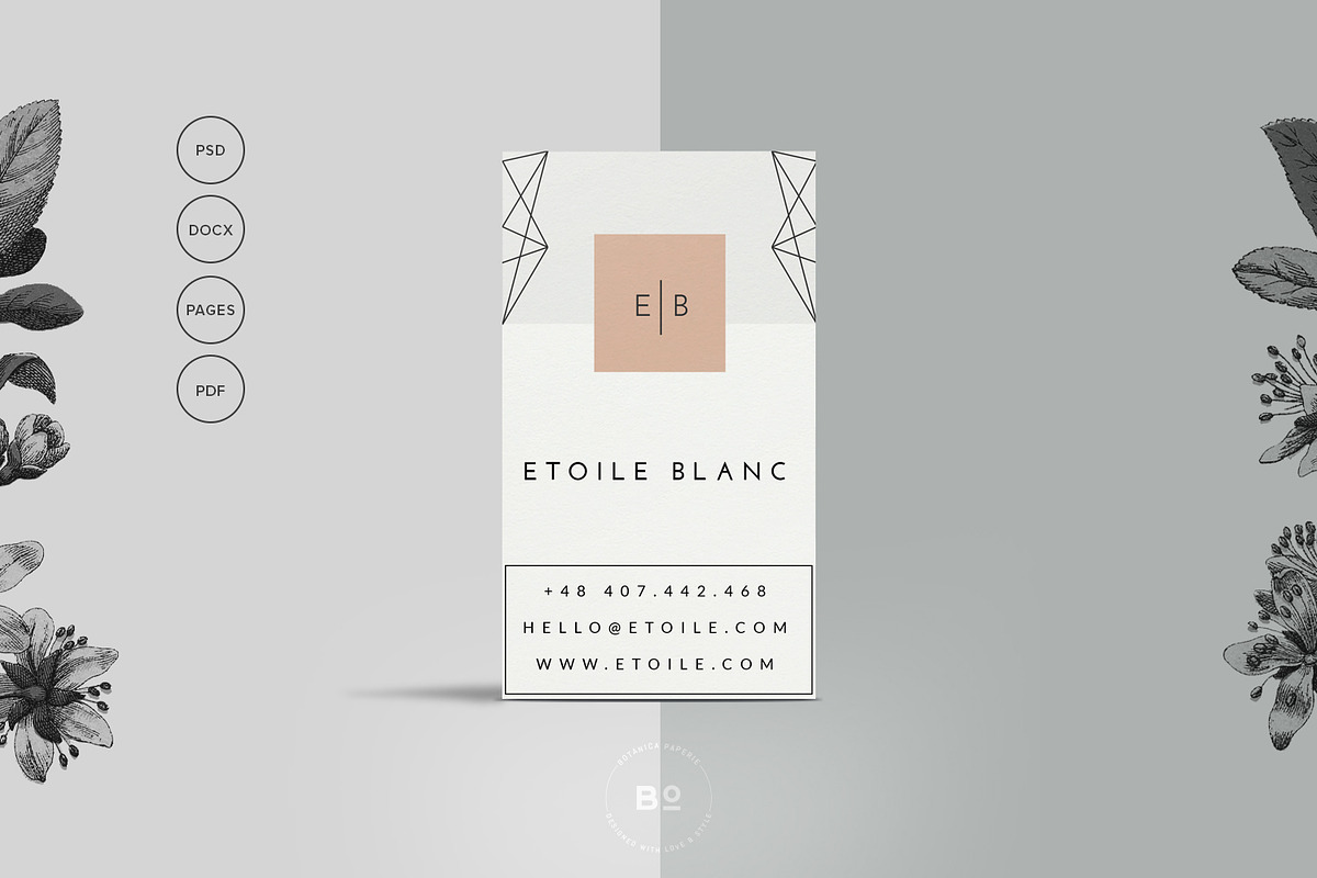 Creative Resume Template for MS Word, a Resume Template by Botanica Paperie (Photo 5 of 6)