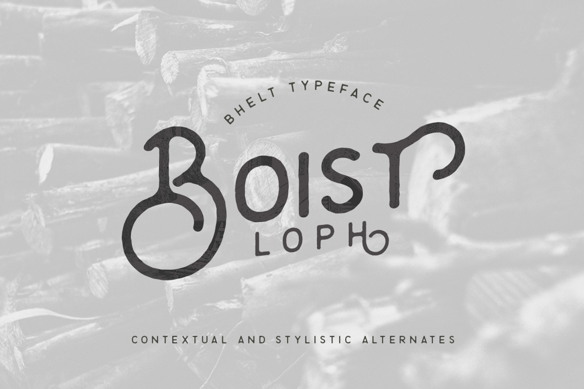 Bhelt Typeface preview 3