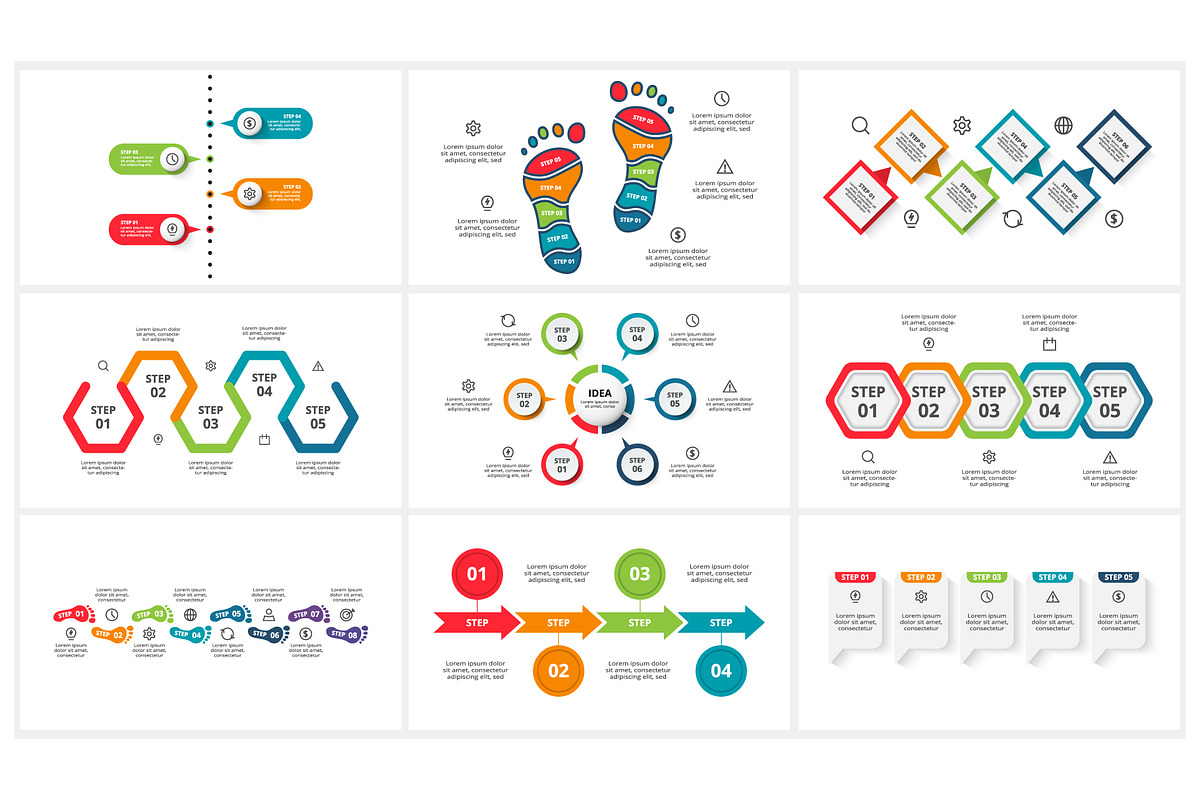 Step Presentation Canva Template, a Presentation Template by Infographics project (Photo 5 of 6)