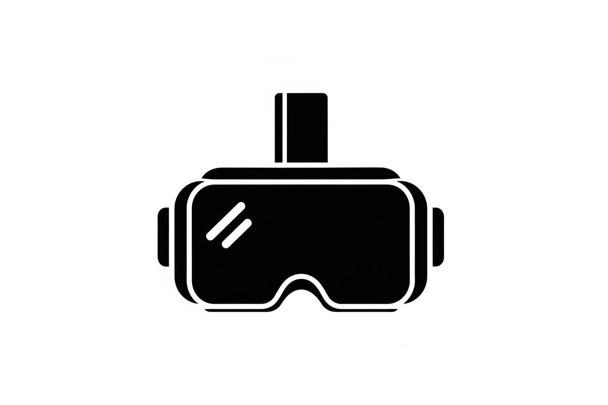 50 VR Goggles Headset Silhouette, an Illustration by yasushie (Photo 40 of 51)