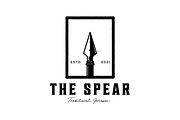 silhouette spear arrowhead logo, a Graphic by Rizkaarishandy_shop (Thumbnail 2 of 2)
