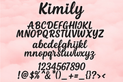 Kimily with Extra line art, a Handwritten Font by cocodesign (Thumbnail 7 of 8)